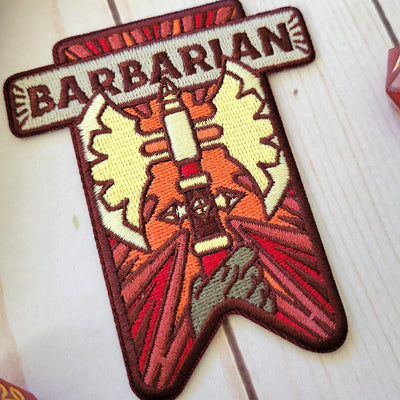 Seconds Sale! Barbarian Banner Patch