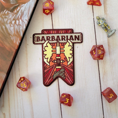 Seconds Sale! Barbarian Banner Patch