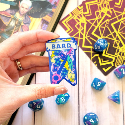 Seconds Sale! Bard Banner Enamel Pin