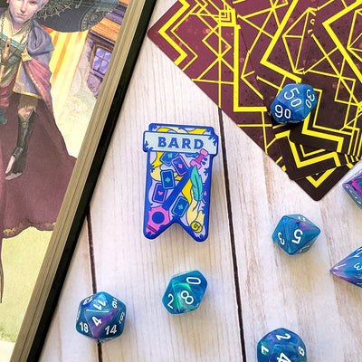 Seconds Sale! Bard Banner Enamel Pin