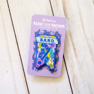 Seconds Sale! Bard Banner Enamel Pin