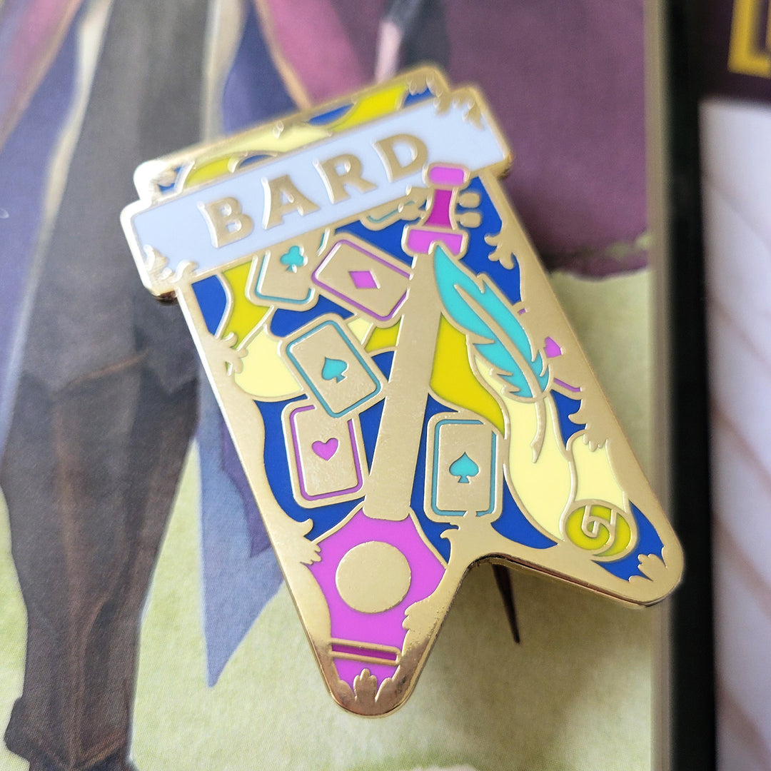 Seconds Sale! Bard Banner Enamel Pin