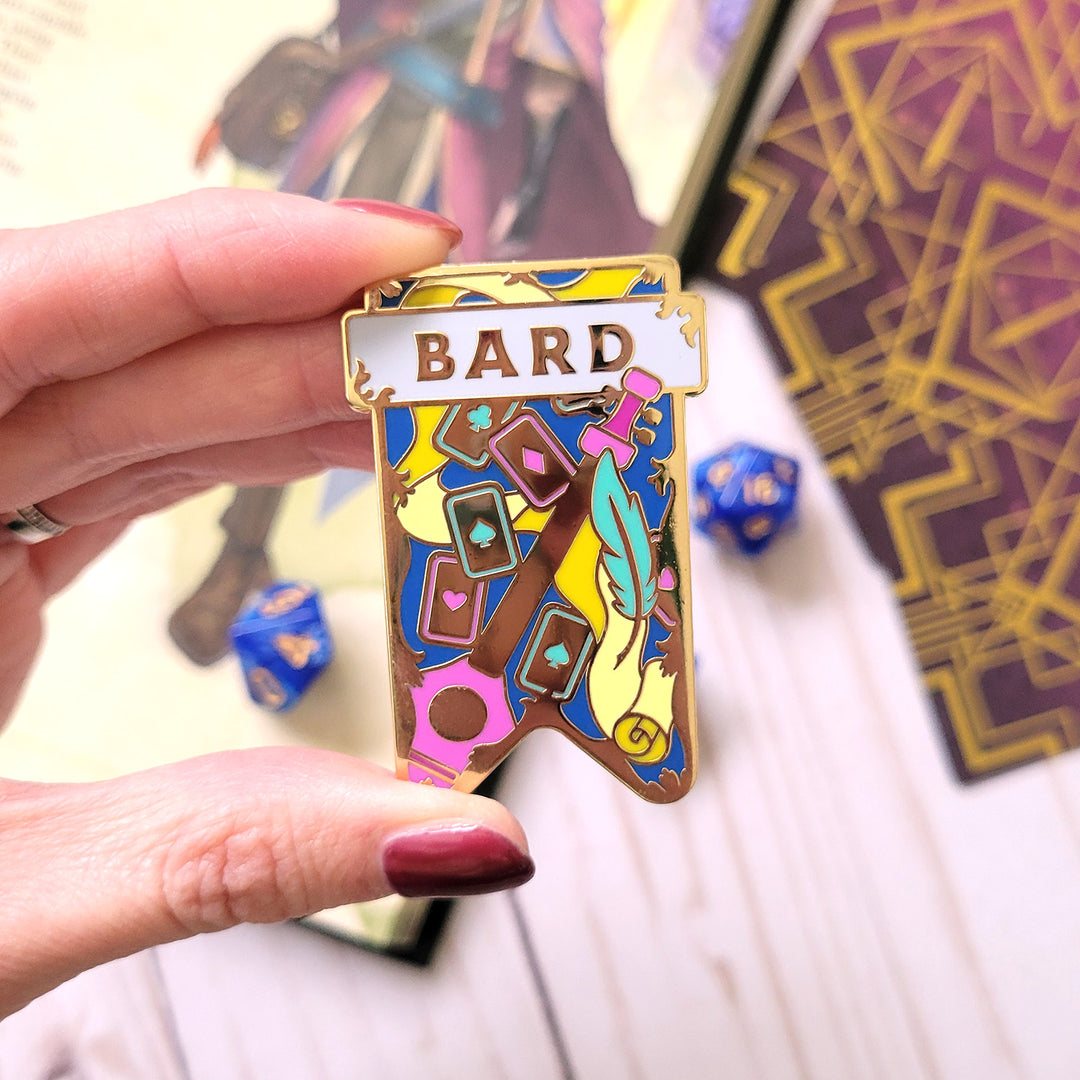 Bard Banner Enamel Pin