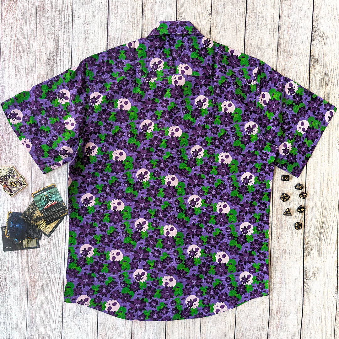 Black Lotus Unisex Button Up