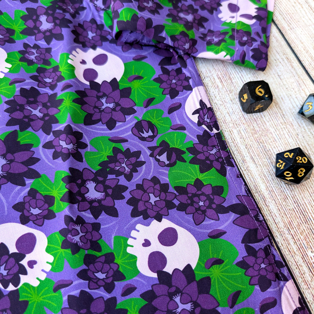 Black Lotus Unisex Button Up