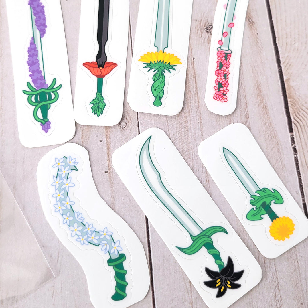 Blooming Blades Sticker Pack