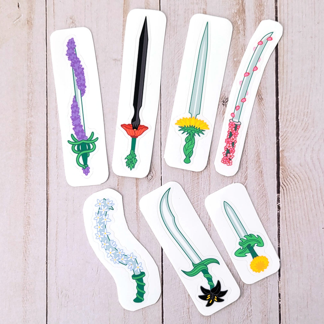 Blooming Blades Sticker Pack