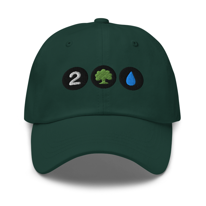 Green Blue Hat