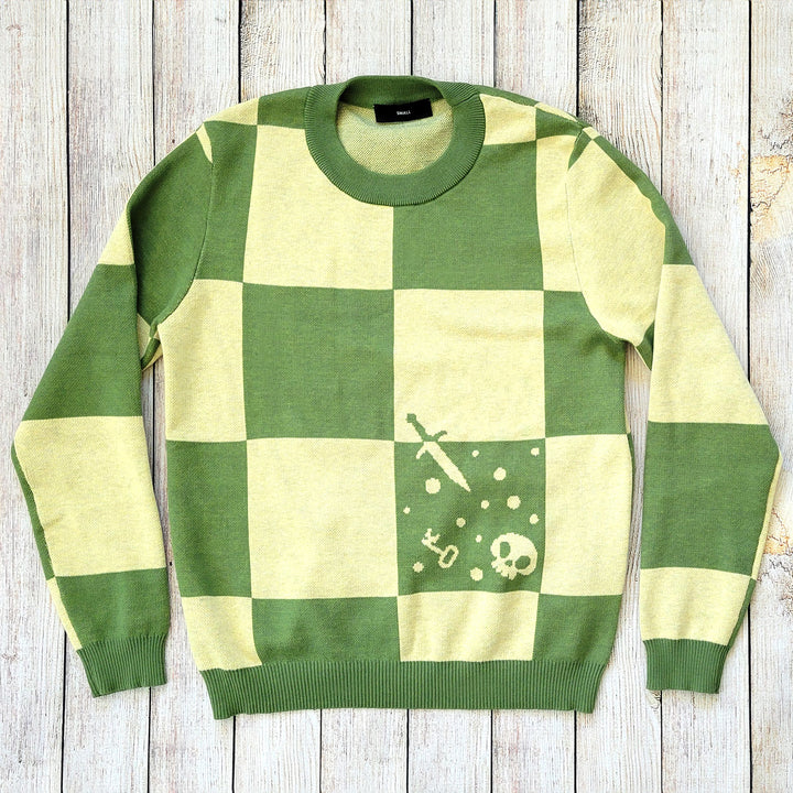 Gelatinous Cube Knitted Sweater