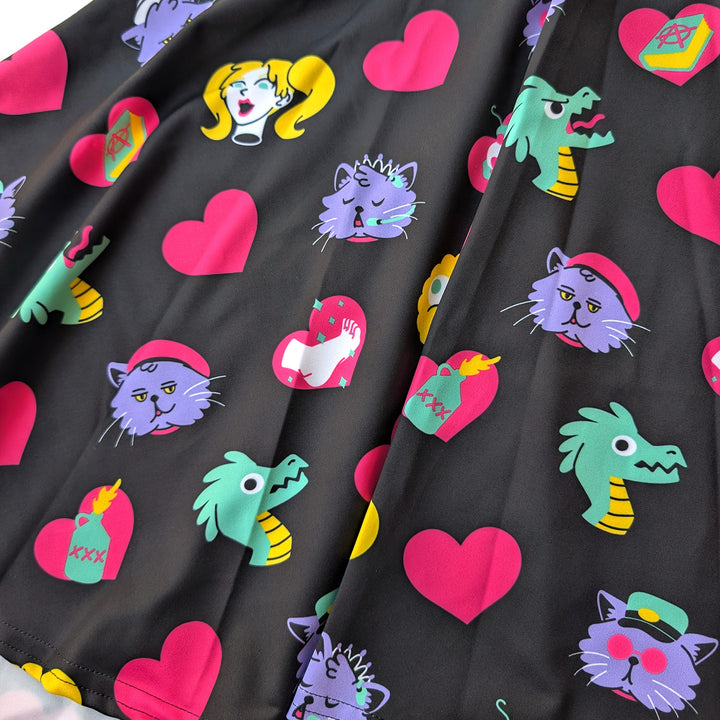 The Royal Court of Princess Donut Skater Skirt