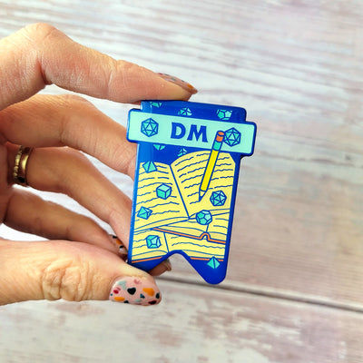 Seconds Sale! DM Banner Enamel Pin