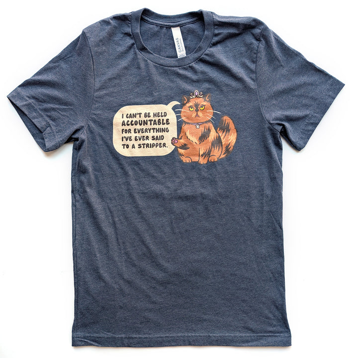 I Can't Be Held Accountable Shirt