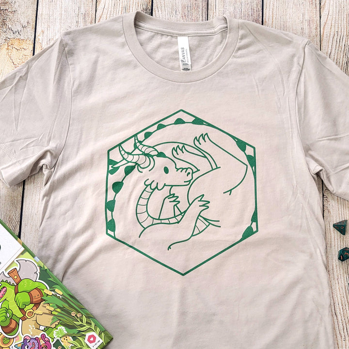 Dragon d20 Outline Shirt