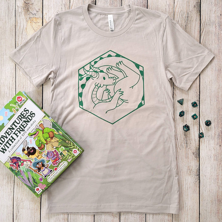 Dragon d20 Outline Shirt