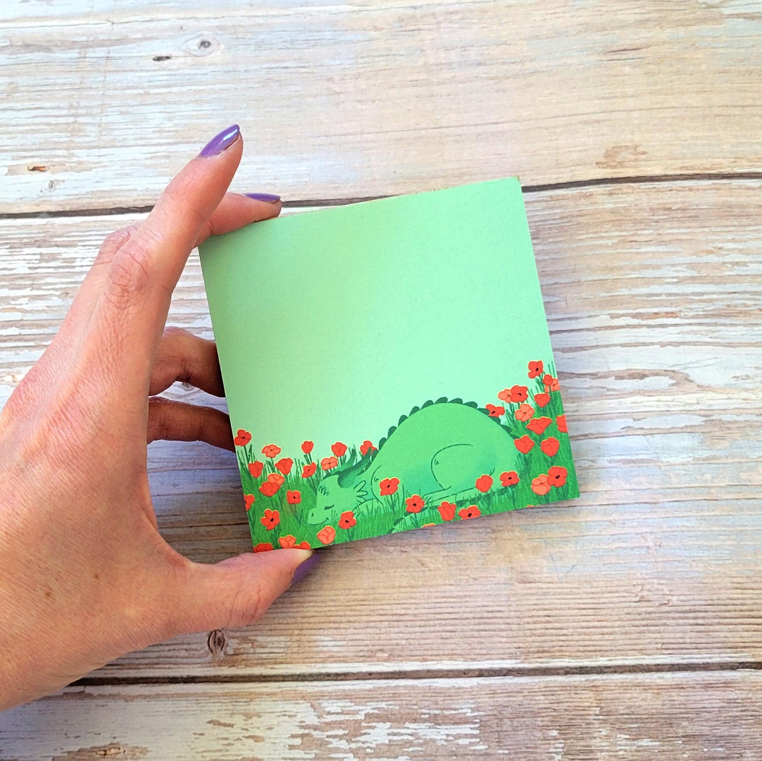 Dragon Notepad - Geeky merchandise for people who play D&D - Merch to wear and cute accessories and stationery Paola's Pixels