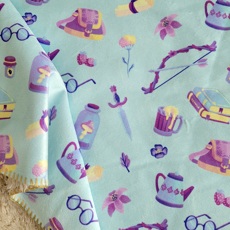 Feywild Sherpa blanket