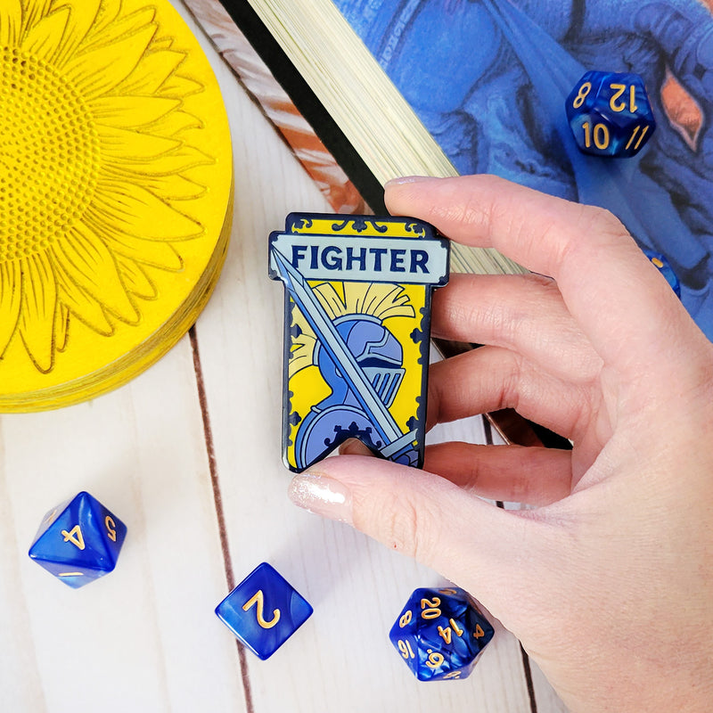Fighter Banner Enamel Pin