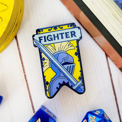 Fighter Banner Enamel Pin