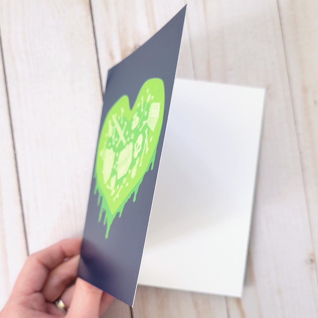 Gelatinous Heart Greeting Card