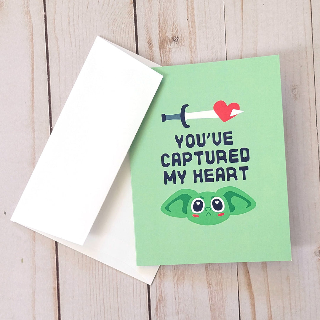 You've Captured My Heart Greeting Card