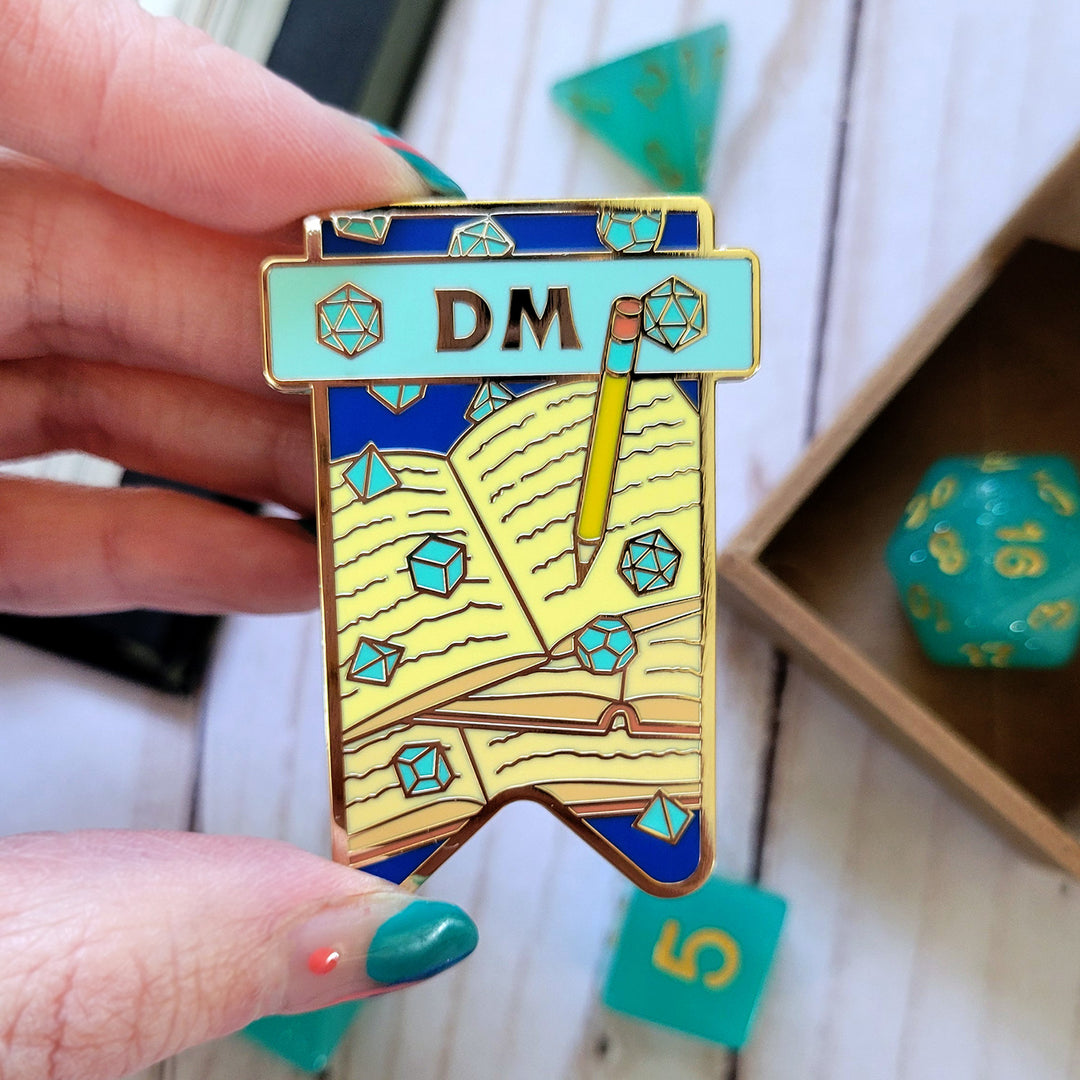 Seconds Sale! DM Banner Enamel Pin