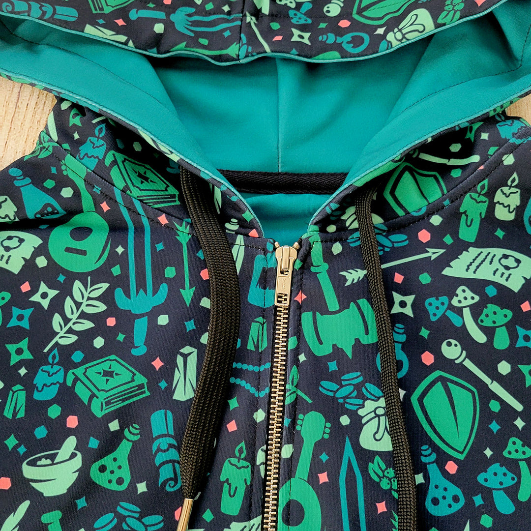 Dungeon Academia Zip Hoodie