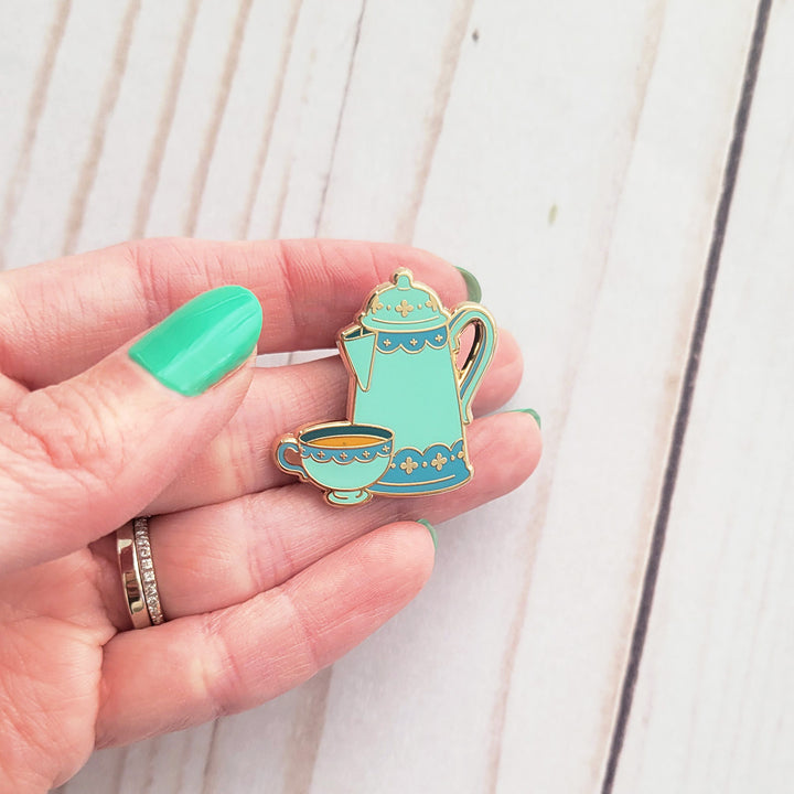 Seconds Sale! Kettle and Cup Mini Pin