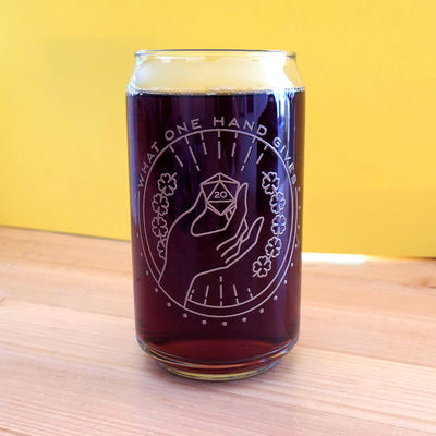 Lucky Can-shaped glass