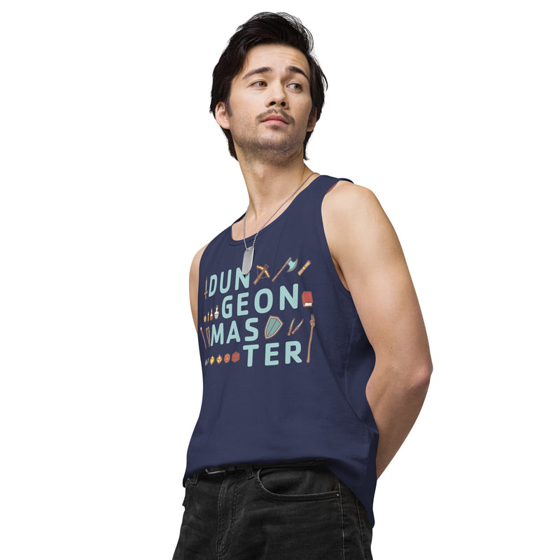 Dungeon Master Tank Top - Geeky merchandise for people who play D&D - Merch to wear and cute accessories and stationery Paola&