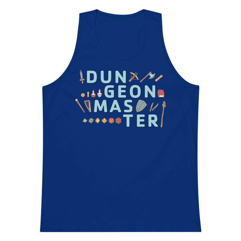 Dungeon Master Tank Top - Geeky merchandise for people who play D&D - Merch to wear and cute accessories and stationery Paola&