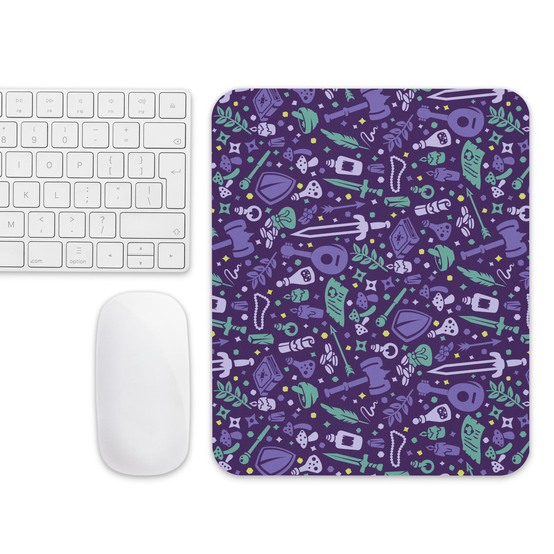 Purple Dungeon Academia Mouse pad