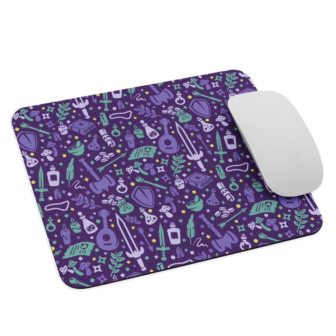 Purple Dungeon Academia Mouse pad