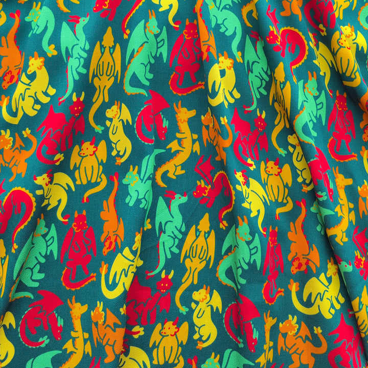 Dragons Midi Skirt