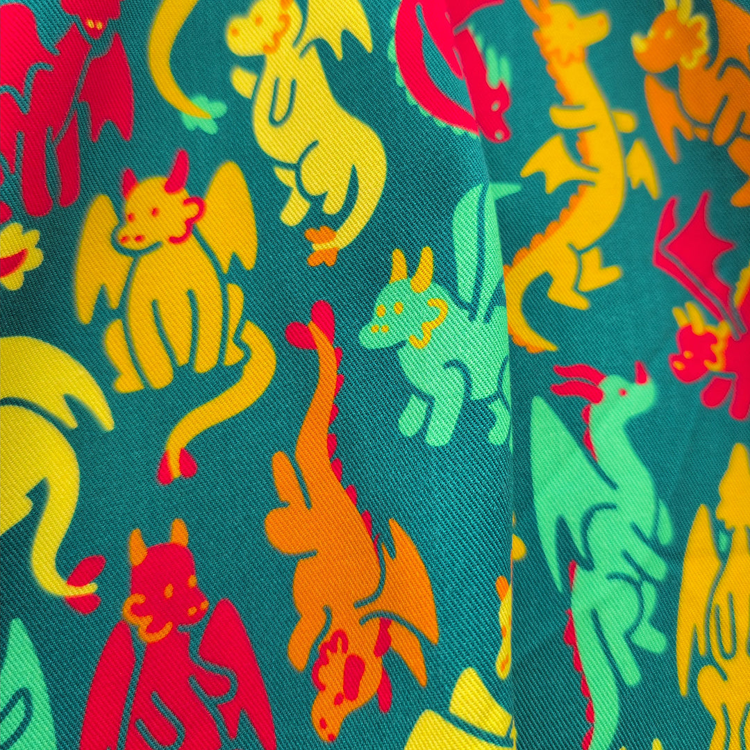 Dragons Midi Skirt