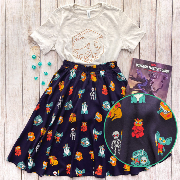 Monster Minis Midi Skirt