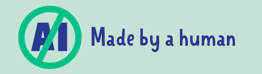 No AI, made by a human