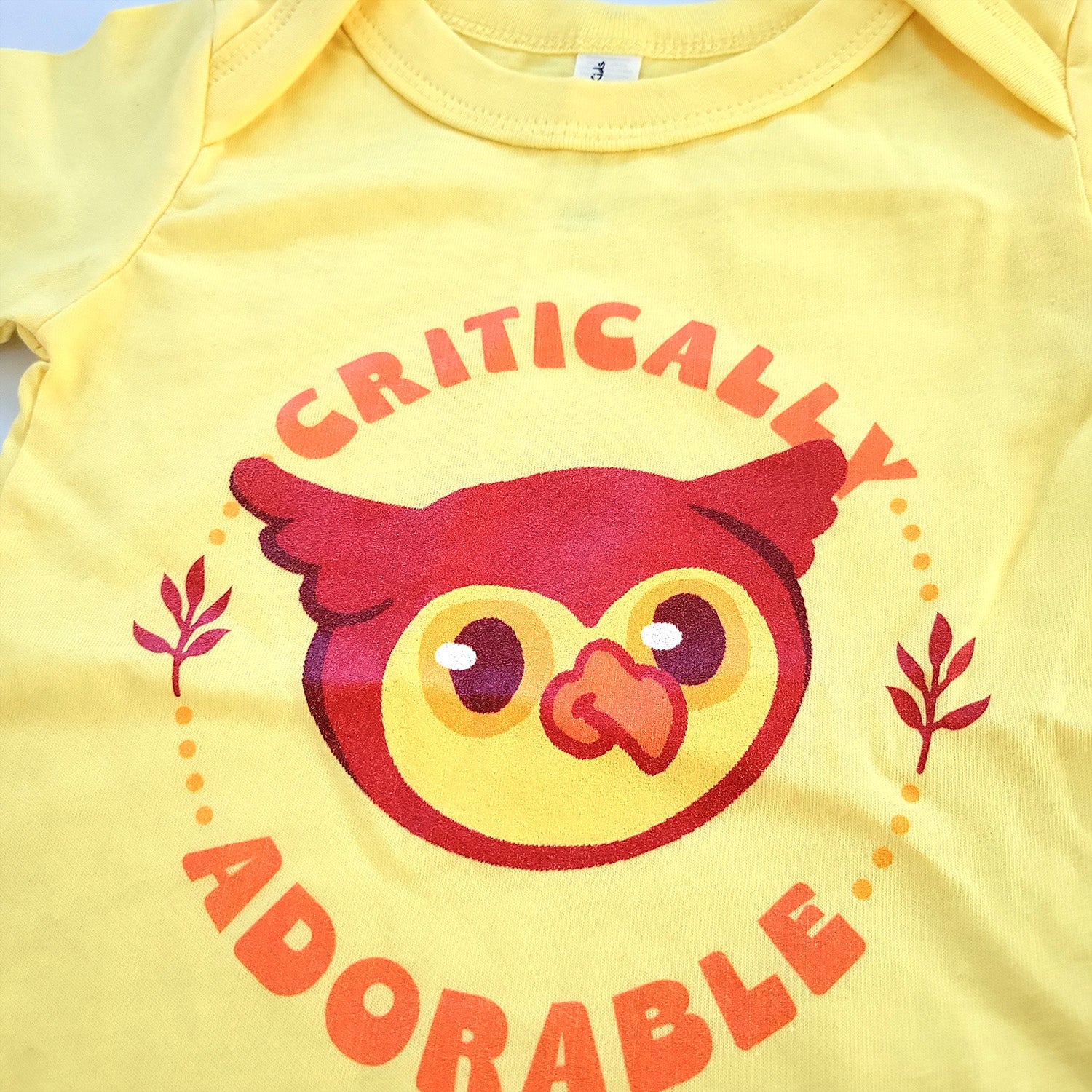 Critically Adorable Owlbear Baby One Piece - Geeky merchandise for people who play D&D - Merch to wear and cute accessories and stationery Paola's Pixels