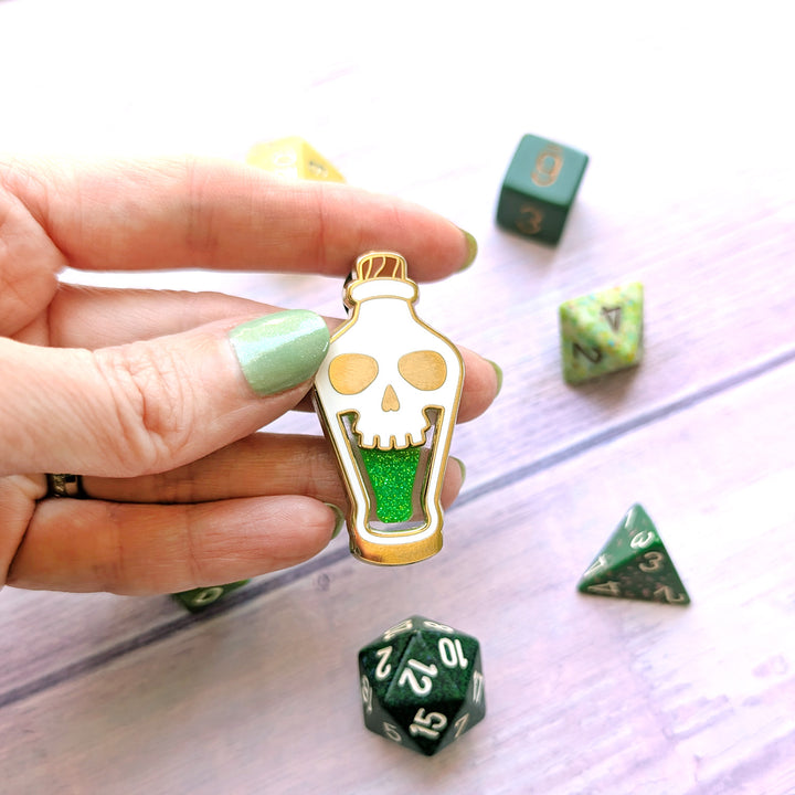 Potion of Poison Glitter Pin