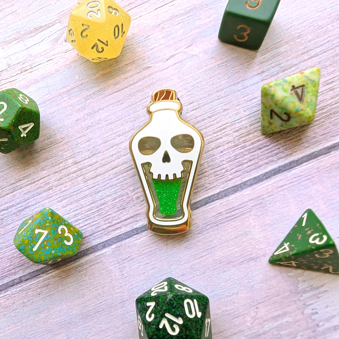 Potion of Poison Glitter Pin