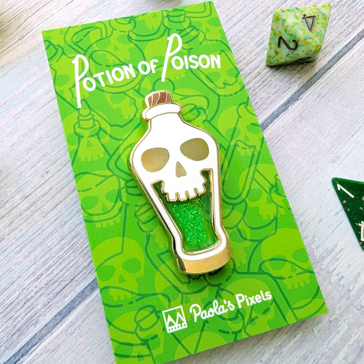Potion of Poison Glitter Pin