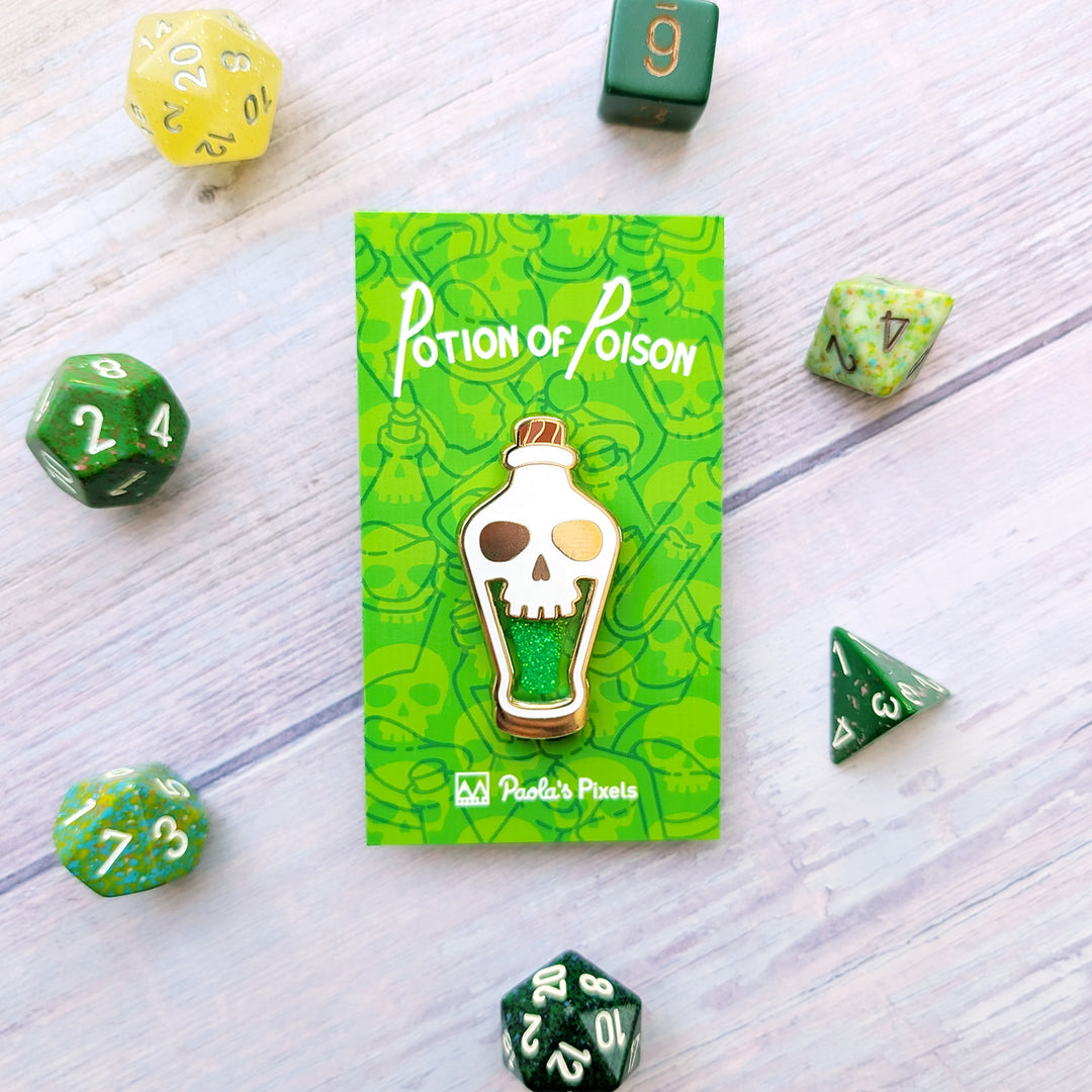 Potion of Poison Glitter Pin