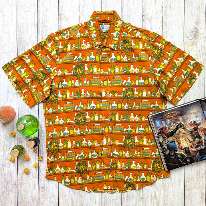 Potions Library Unisex Button Up