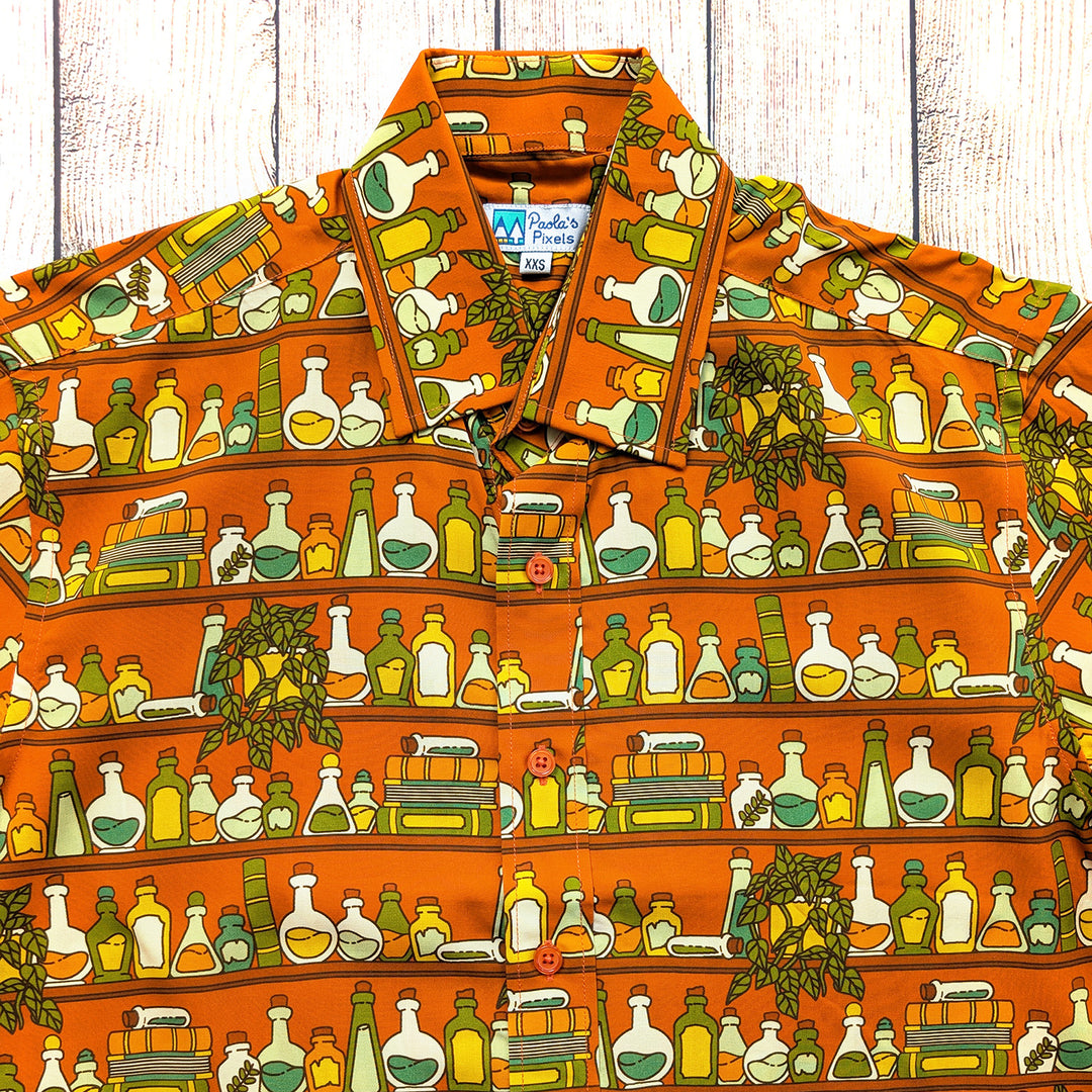 Potions Library Unisex Button Up