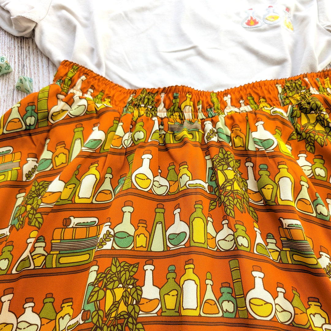 Potions Library Midi Skirt