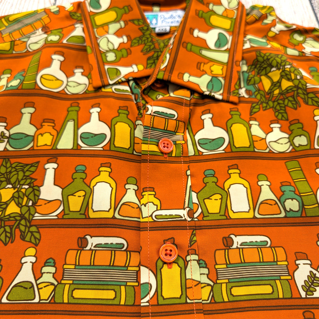 Potions Library Unisex Button Up