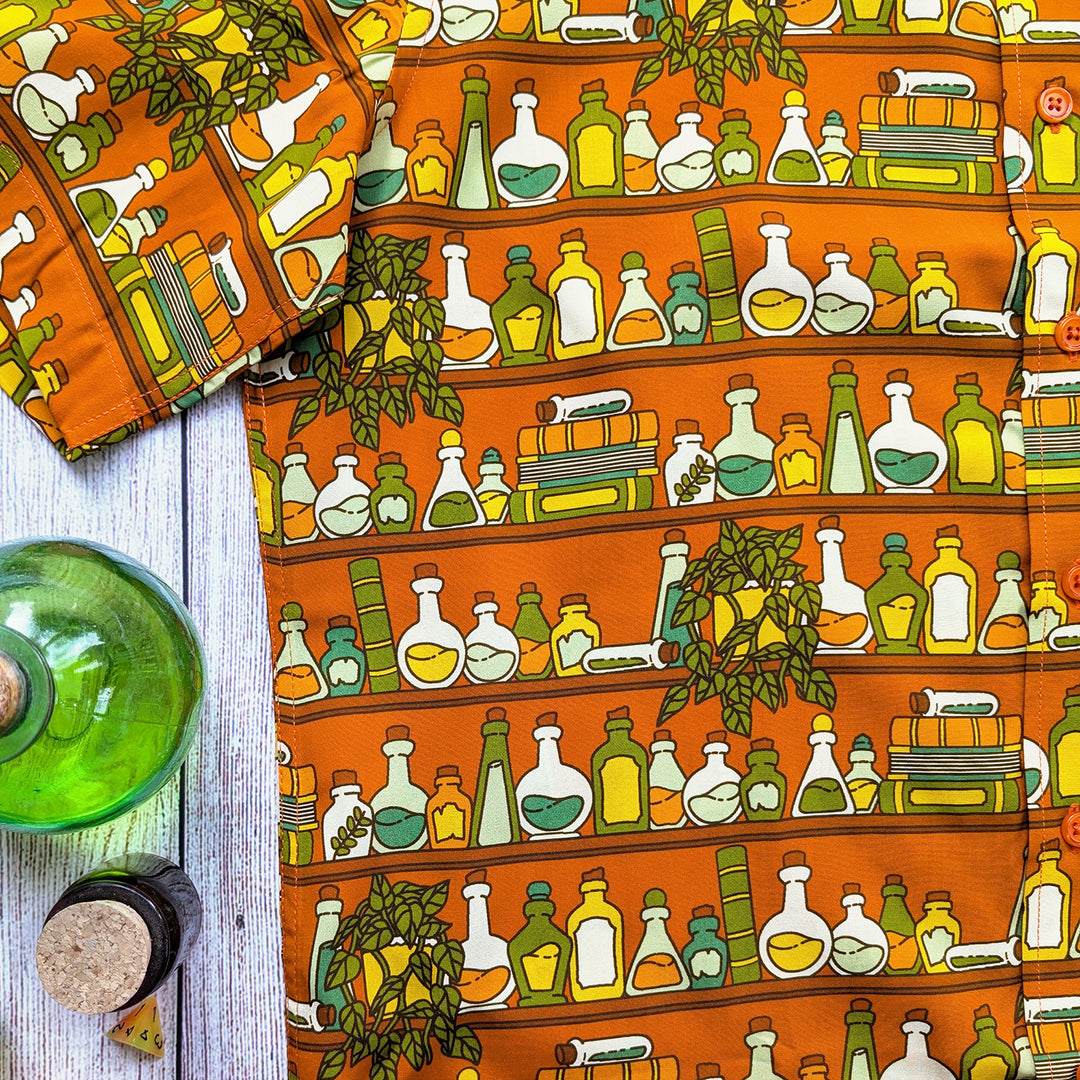 Potions Library Unisex Button Up