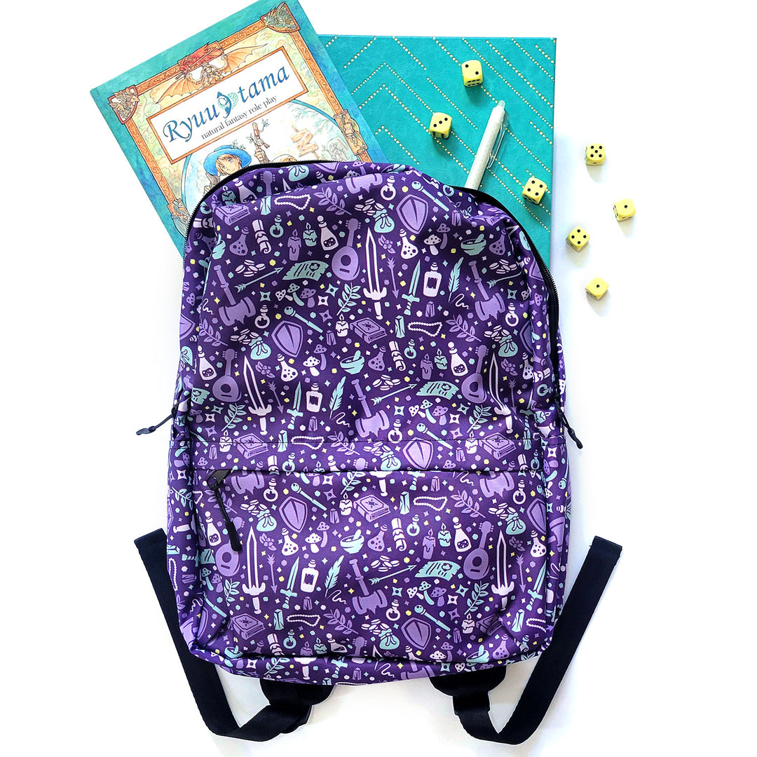 Purple Dungeon Academia Backpack