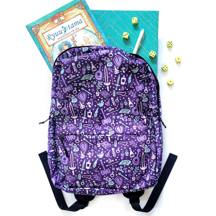 Purple Dungeon Academia Backpack