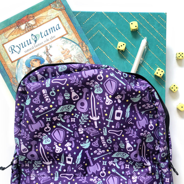 Purple Dungeon Academia Backpack