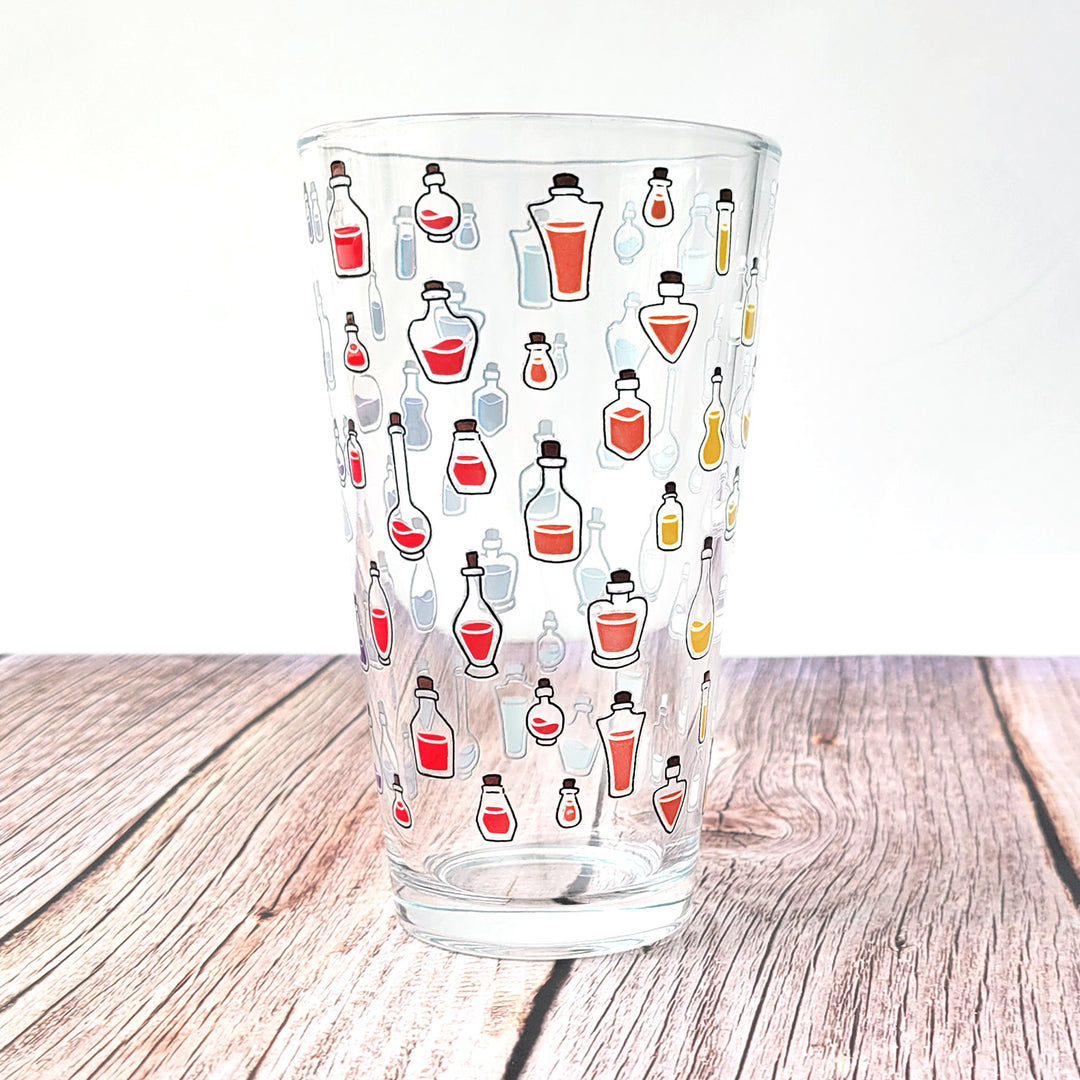 Rainbow Potions Pint Glass